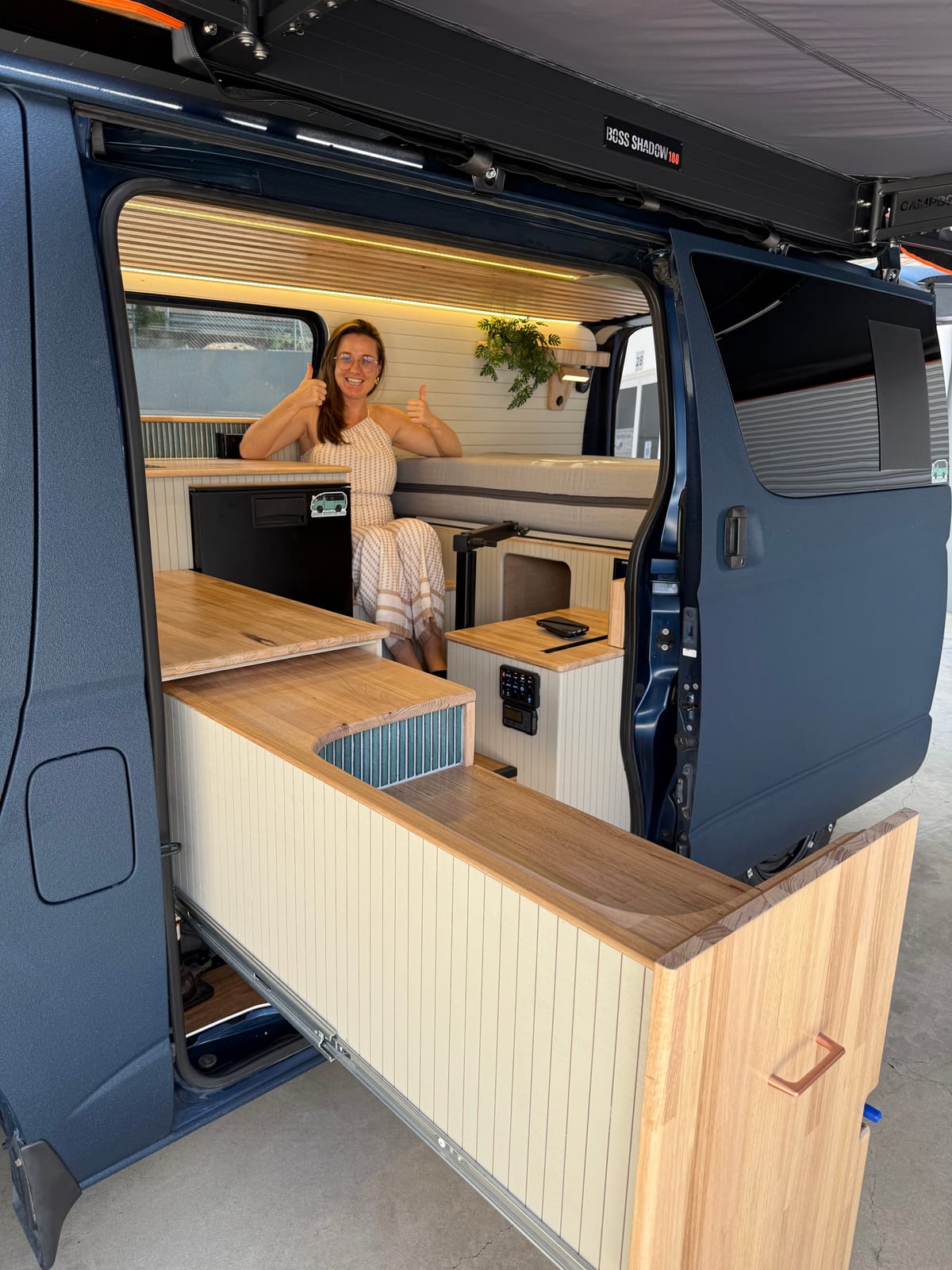 Slate Blue Hiace — Handover day