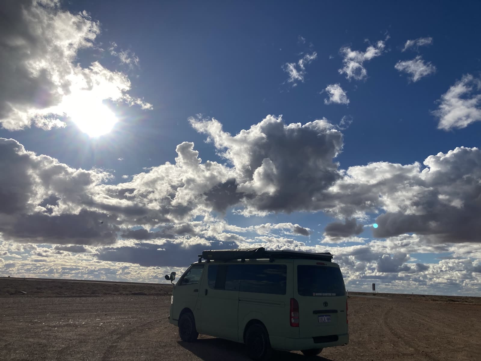 Weather rolling in