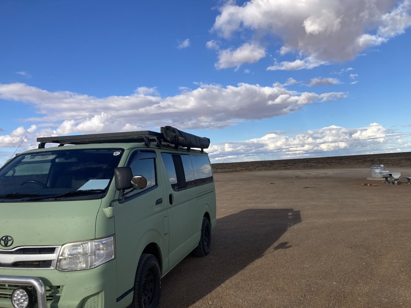 Outback road, big sky